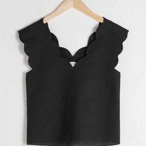 And other stories scalloped tank